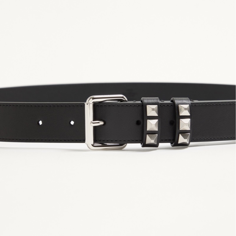 Valentino 男士 鉚釘皮帶85 90 95 100 105 110 115碼3cm-4