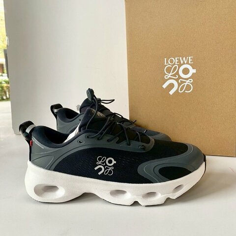 全新真品 現貨 Loewe x ON 聯名Cloudsolo 黑白 聯名 運動鞋 跑鞋 37號