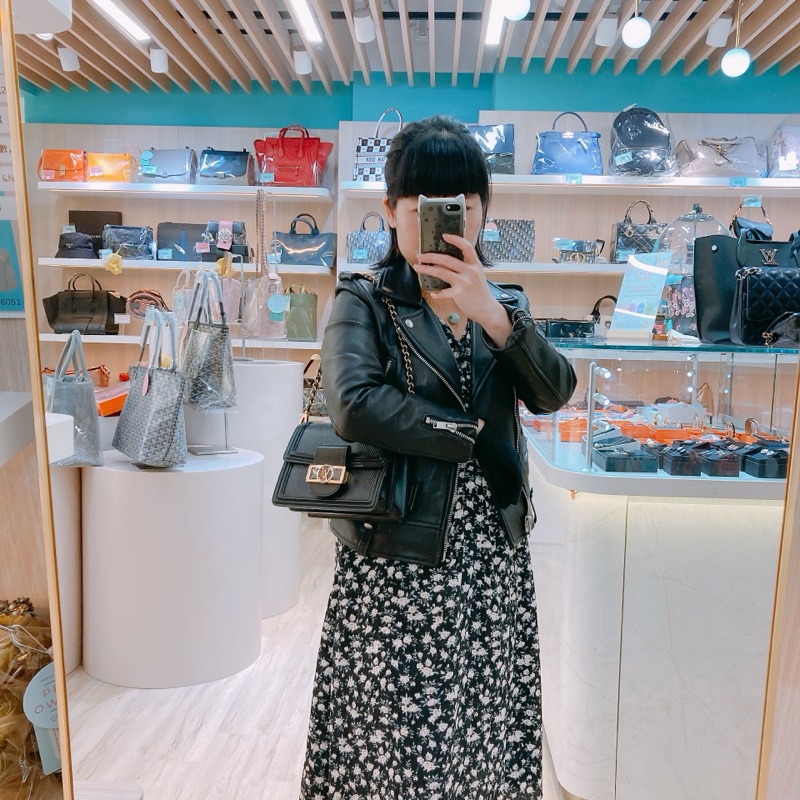 MS0588 LOUIS VUITTON 路易威登翻蓋式鍊帶包包DAUPHINE MINI EPI-1