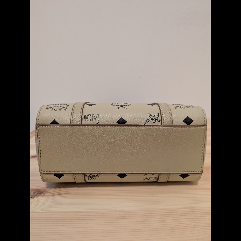 MCM Toni Visetos 頂部拉鍊購物袋（mini）-5