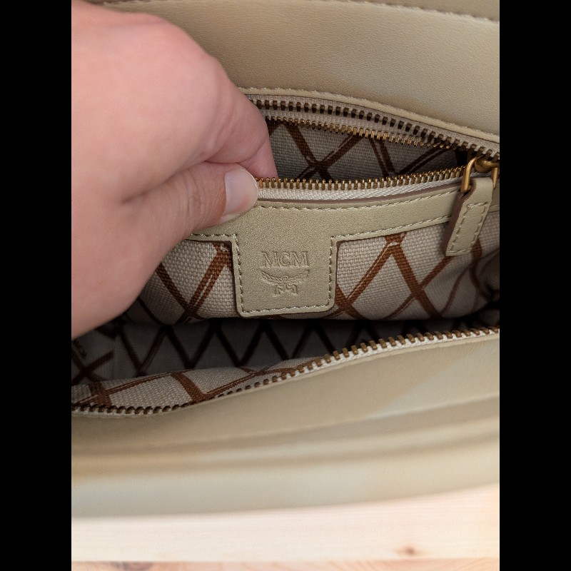 MCM Toni Visetos 頂部拉鍊購物袋（mini）-10