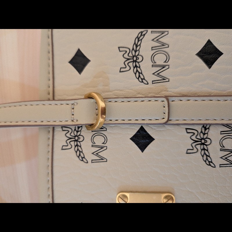 MCM Toni Visetos 頂部拉鍊購物袋（mini）-15