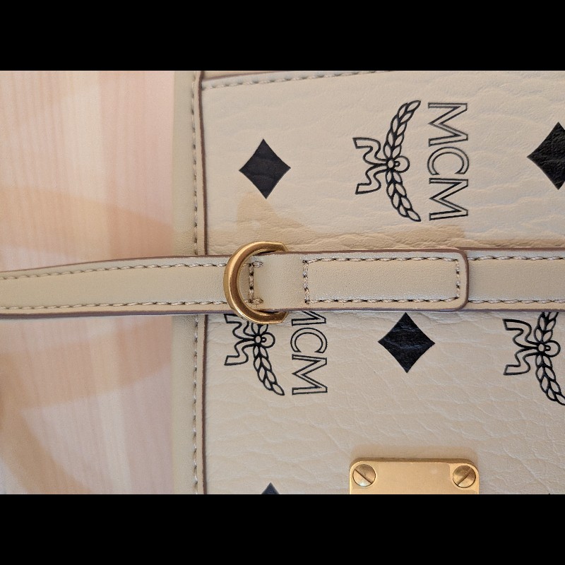 MCM Toni Visetos 頂部拉鍊購物袋（mini）-16