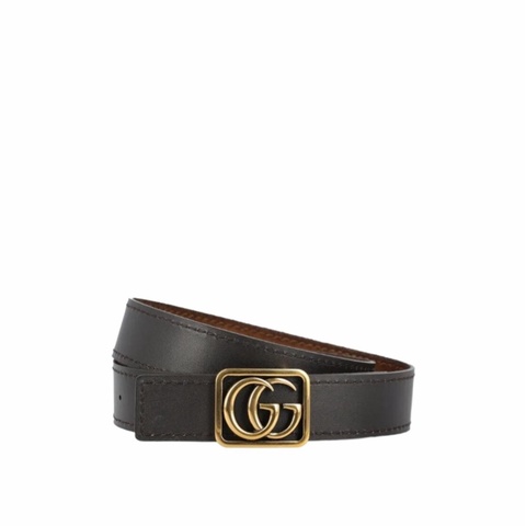 Gucci 男士 雙面G扣腰帶75 80 85 90 95 100 105 110 115 120碼