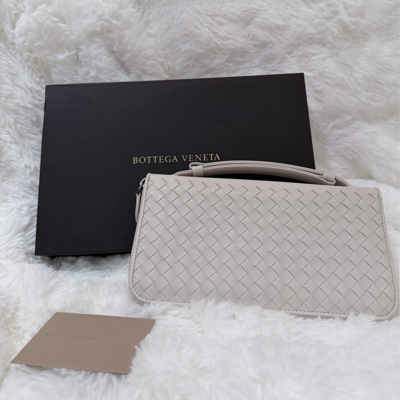 Bottega Veneta  lntrecciato手拿包 奶白-0