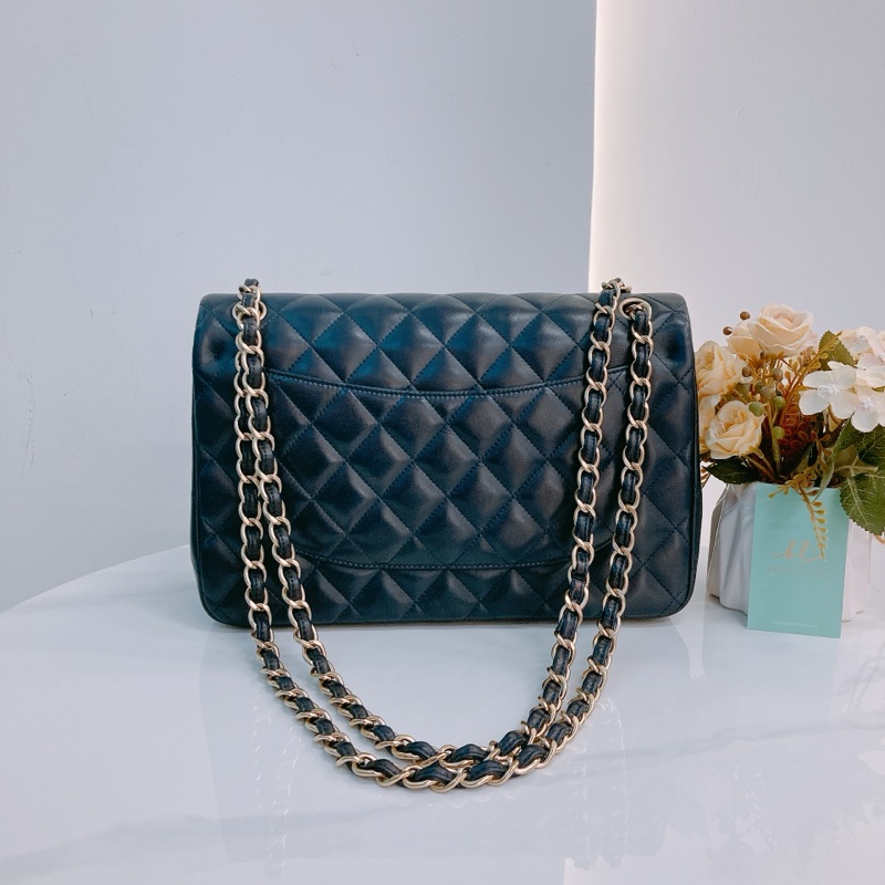 MS0589 CHANEL 香奈兒經典大號翻蓋式連帶包包CLASSIC FLAP JUMBO 30CM LAMBSKIN-2