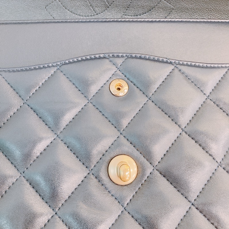 MS0589 CHANEL 香奈兒經典大號翻蓋式連帶包包CLASSIC FLAP JUMBO 30CM LAMBSKIN-14