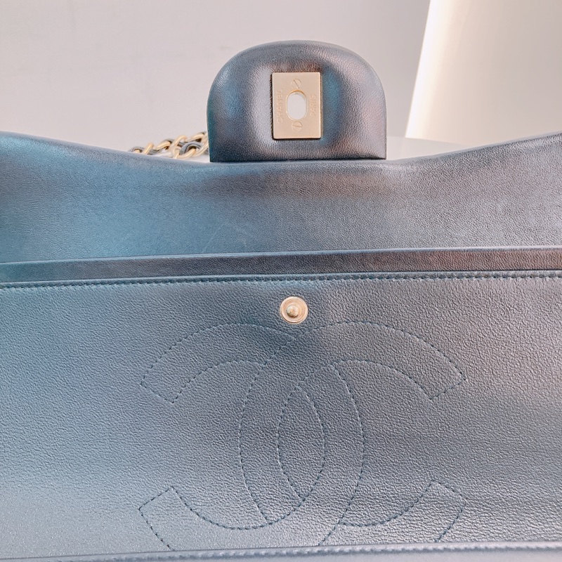 MS0589 CHANEL 香奈兒經典大號翻蓋式連帶包包CLASSIC FLAP JUMBO 30CM LAMBSKIN-15