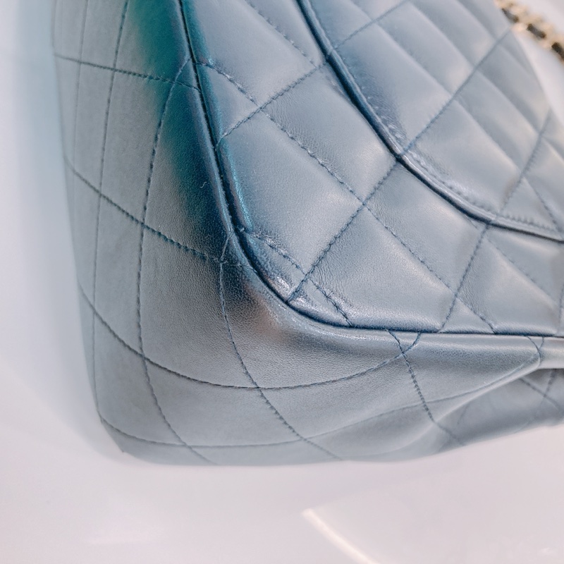 MS0589 CHANEL 香奈兒經典大號翻蓋式連帶包包CLASSIC FLAP JUMBO 30CM LAMBSKIN-26