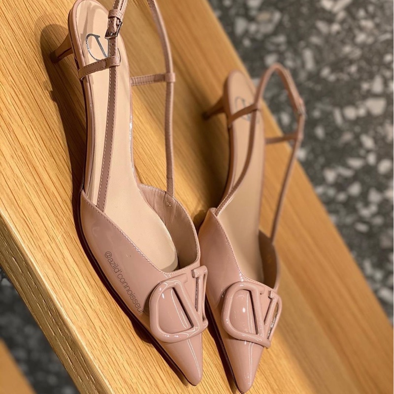 Valentino 女士 VLOGO SIGNATURE 高跟涼鞋34 34.5 35 35.5 36 36.5 37 37.5 38 38.5 39 39.5 40 40.5 41 41.5 42碼-0