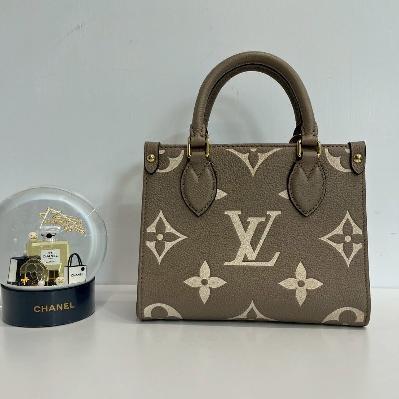 LV On The Go BB 斑鳩灰 晶片款-1