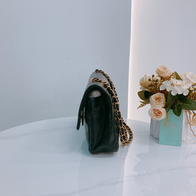 MS0590 CHANEL 香奈兒復古中號翻蓋式鍊帶包包VINTAGE CLASSIC FLAP MEDIUM 25CM LAMBSKIN-4