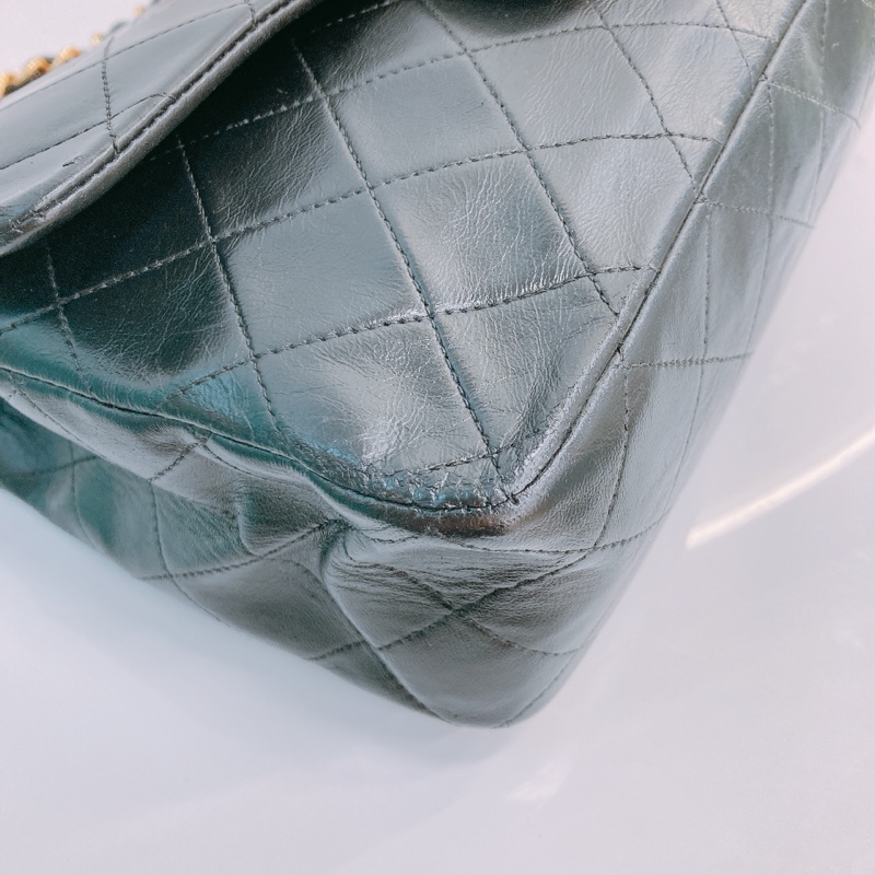 MS0590 CHANEL 香奈兒復古中號翻蓋式鍊帶包包VINTAGE CLASSIC FLAP MEDIUM 25CM LAMBSKIN-6