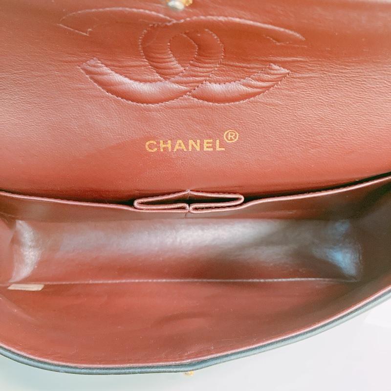 MS0590 CHANEL 香奈兒復古中號翻蓋式鍊帶包包VINTAGE CLASSIC FLAP MEDIUM 25CM LAMBSKIN-14
