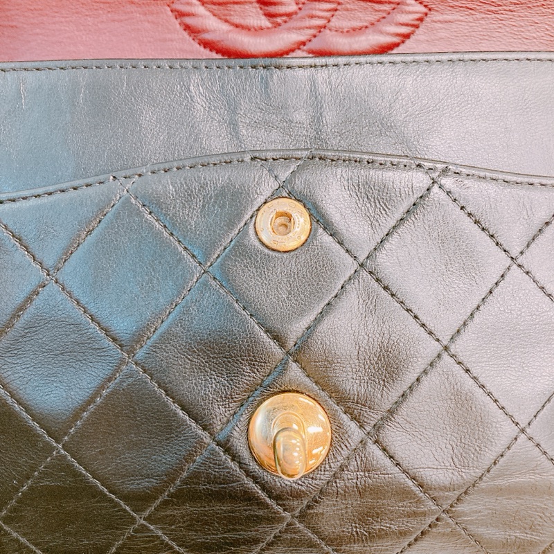 MS0590 CHANEL 香奈兒復古中號翻蓋式鍊帶包包VINTAGE CLASSIC FLAP MEDIUM 25CM LAMBSKIN-15