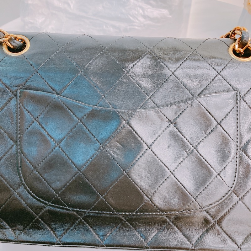 MS0590 CHANEL 香奈兒復古中號翻蓋式鍊帶包包VINTAGE CLASSIC FLAP MEDIUM 25CM LAMBSKIN-22