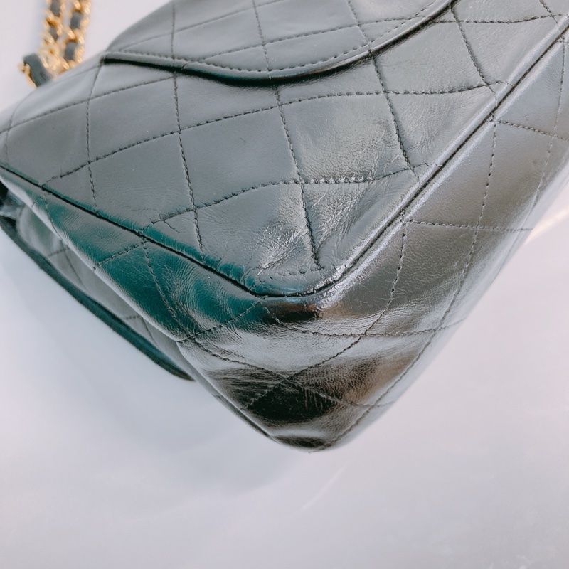 MS0590 CHANEL 香奈兒復古中號翻蓋式鍊帶包包VINTAGE CLASSIC FLAP MEDIUM 25CM LAMBSKIN-28