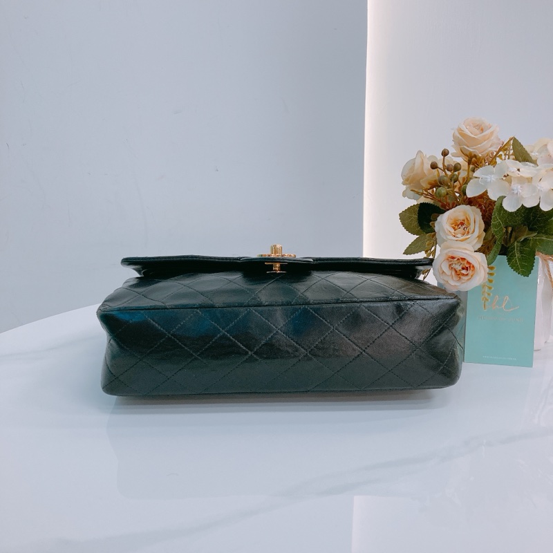 MS0590 CHANEL 香奈兒復古中號翻蓋式鍊帶包包VINTAGE CLASSIC FLAP MEDIUM 25CM LAMBSKIN-31