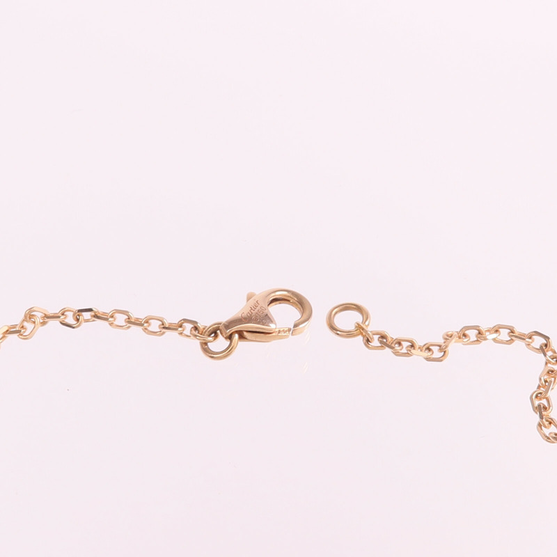 CARTIER 18K白金/黃金/玫瑰金Trinity Diamond Necklace項鍊-5