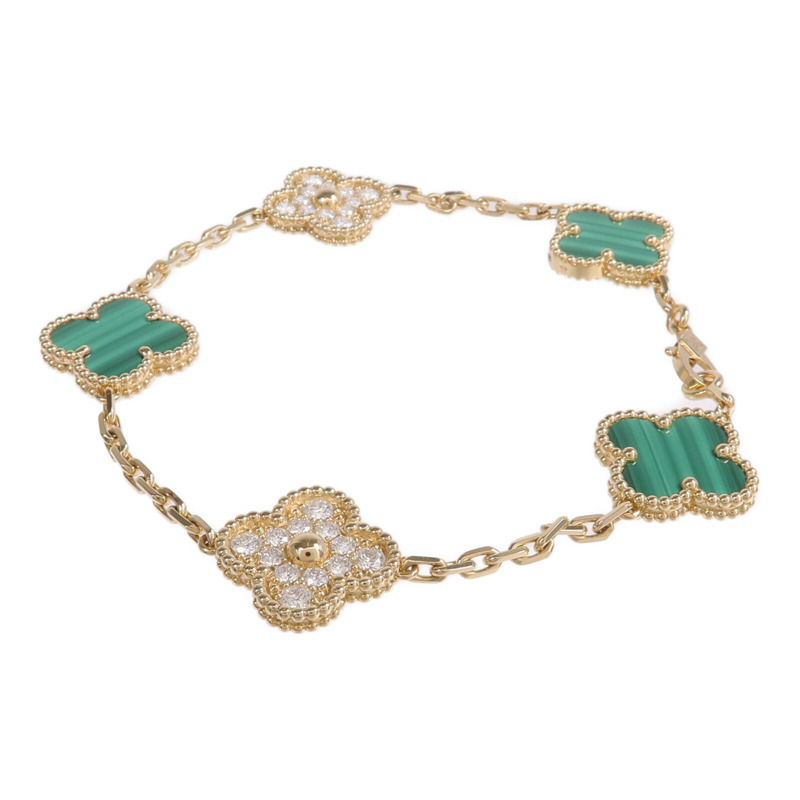 Van Cleef & Arpels 18K黃金Vintage Alhambra手鏈-2