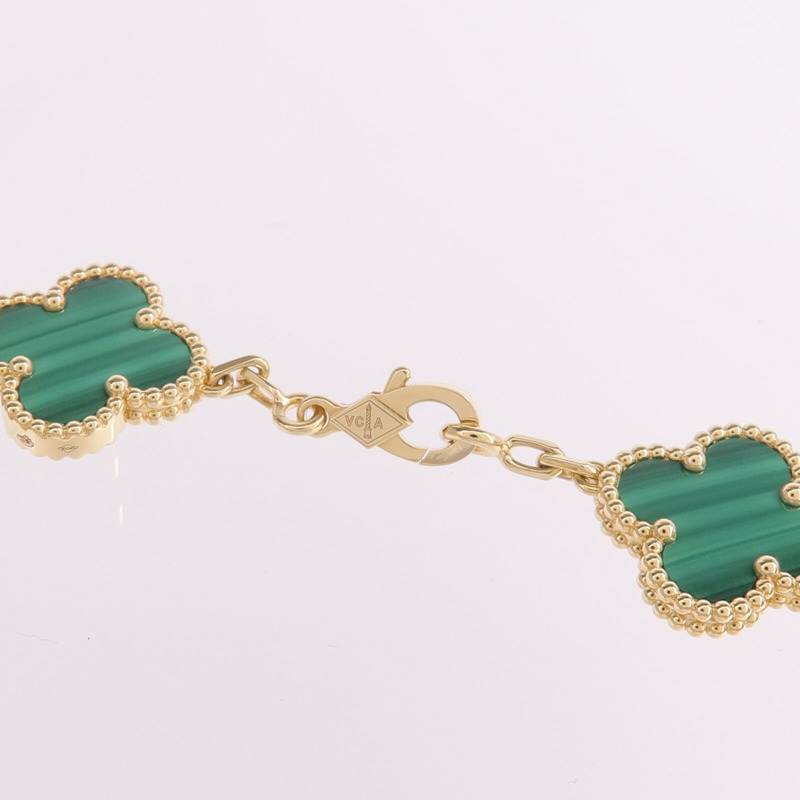 Van Cleef & Arpels 18K黃金Vintage Alhambra手鏈-4