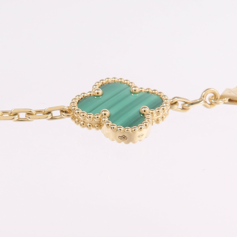 Van Cleef & Arpels 18K黃金Vintage Alhambra手鏈-6