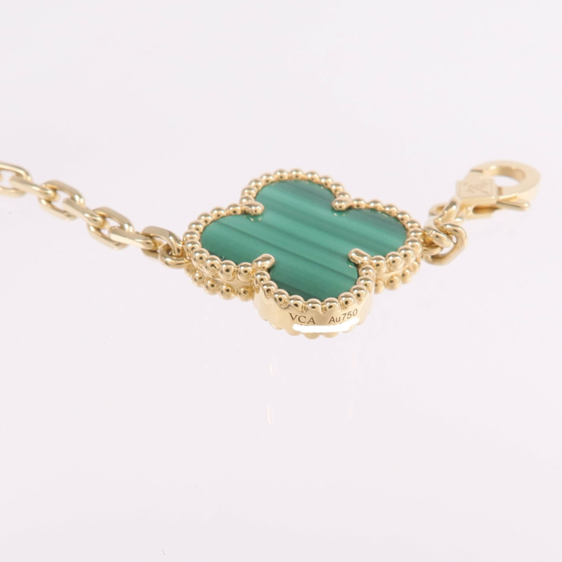 Van Cleef & Arpels 18K黃金Vintage Alhambra手鏈-7