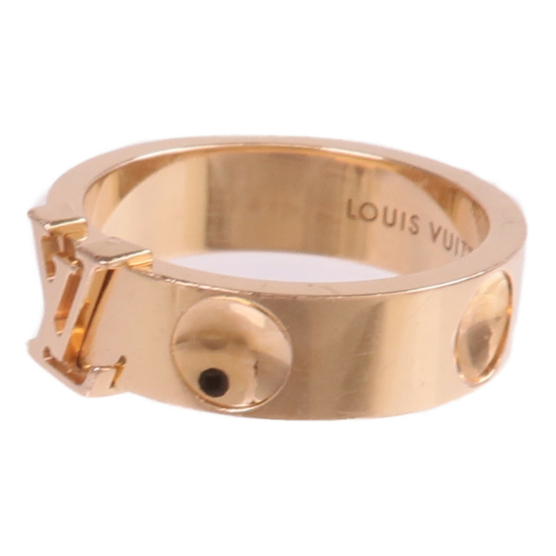 LOUIS VUITTON 18K玫瑰金Empreinte Ring戒指US#5-2