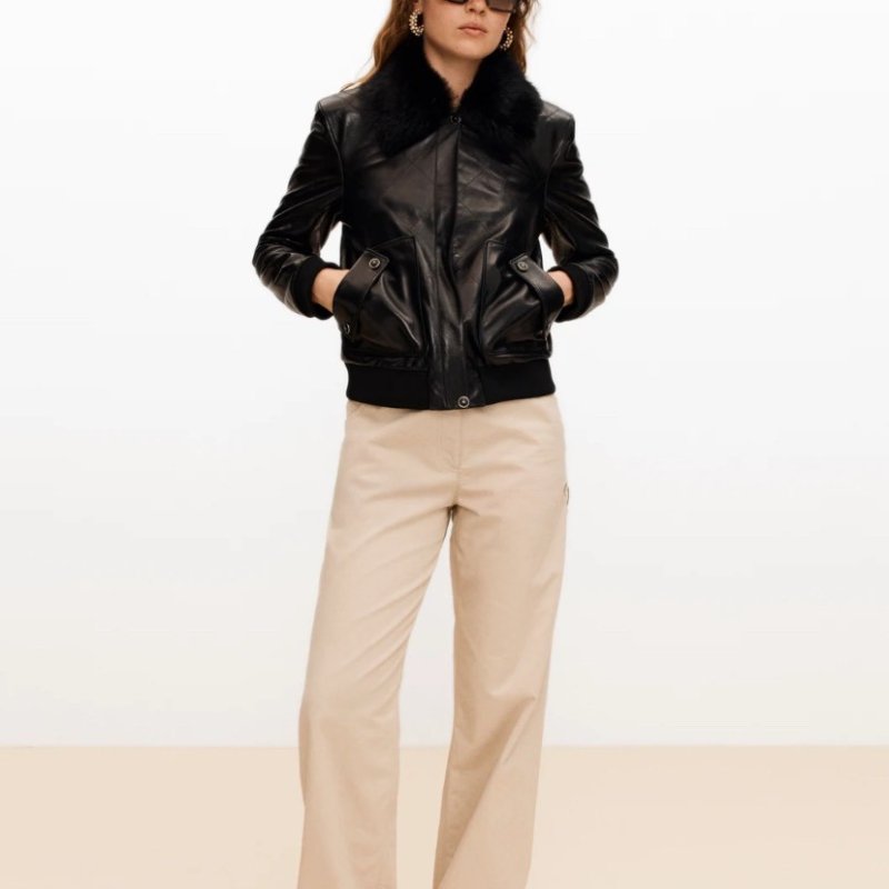 全新真品 現貨 Chanel 26P JENNIE同款 米色 工作褲36號-5