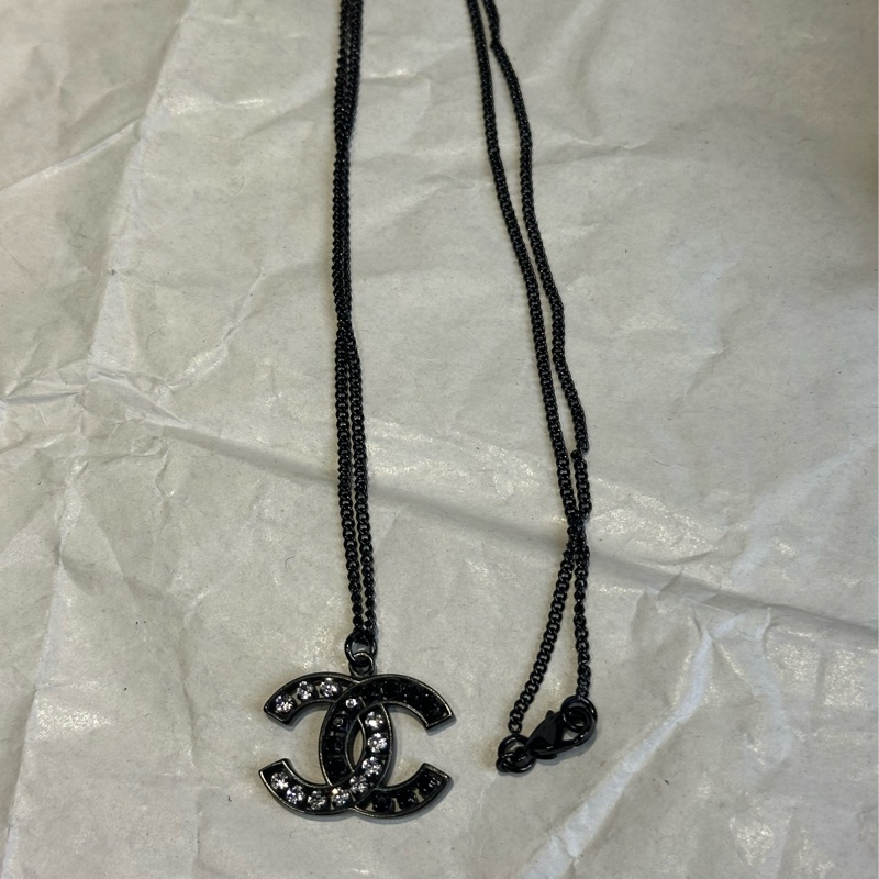 香奈兒 雙色熌石項錬-8