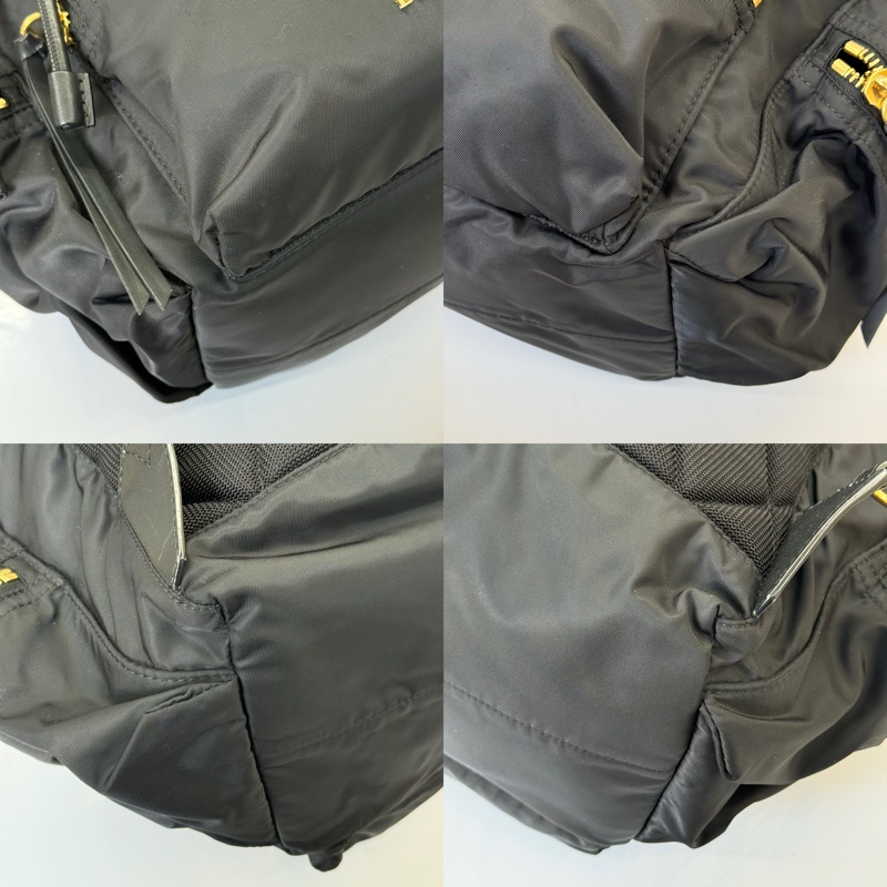 BURBERRY 巴寶莉 黑色尼龍後背包-4