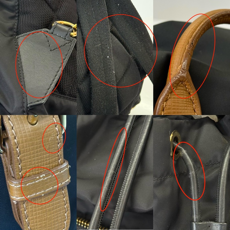 BURBERRY 巴寶莉 黑色尼龍後背包-8