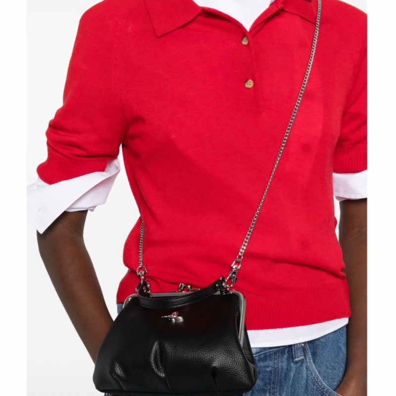 Vivienne Westwood 女士 Frame 口金包均碼碼22cm*7cm*17cm-3