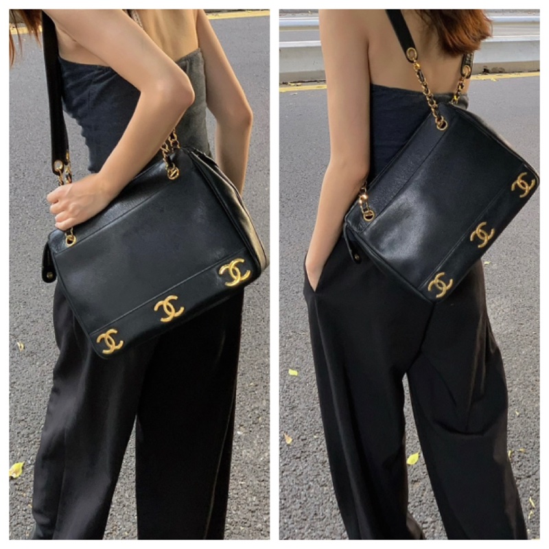 𝒞𝒽𝒶𝓃𝑒𝓁 黑金荔枝皮金球奶粉包 6Logo-7