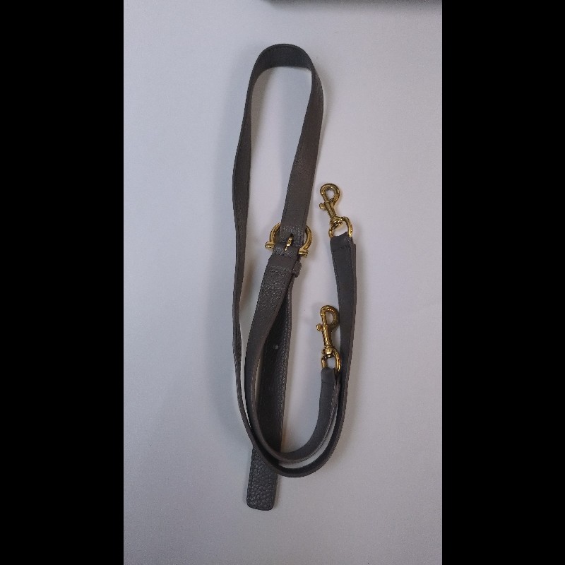 Ferragamo 金釦灰皮兩用包 Sofia-32