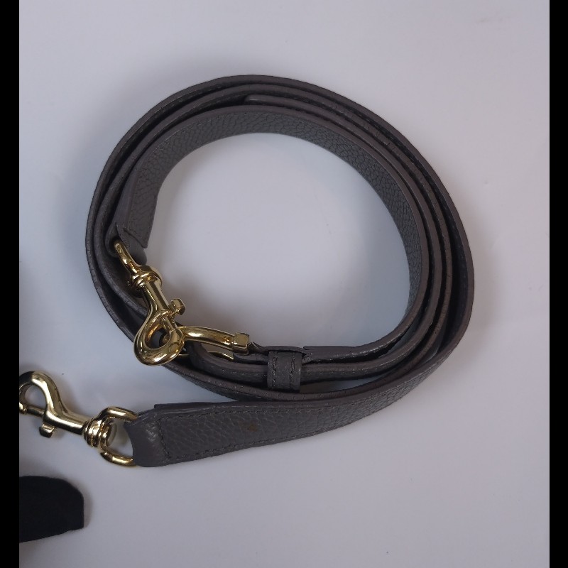 Ferragamo 金釦灰皮兩用包 Sofia-33