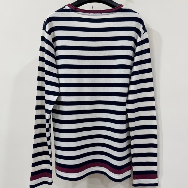 BURBERRY 黑標 橫條紋戰馬上衣-3