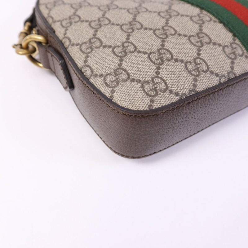 GUCCI 塗層帆布Ophidia GG Supreme金扣肩背袋-11