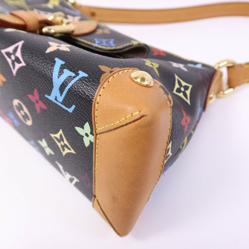 LOUIS VUITTON Monogram Multicolor Eliza金扣肩背袋-10