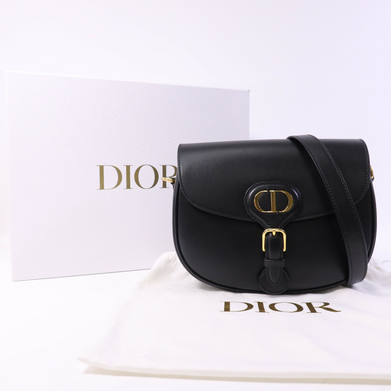 Dior 牛皮皮革Bobby Bag金扣肩背袋-9
