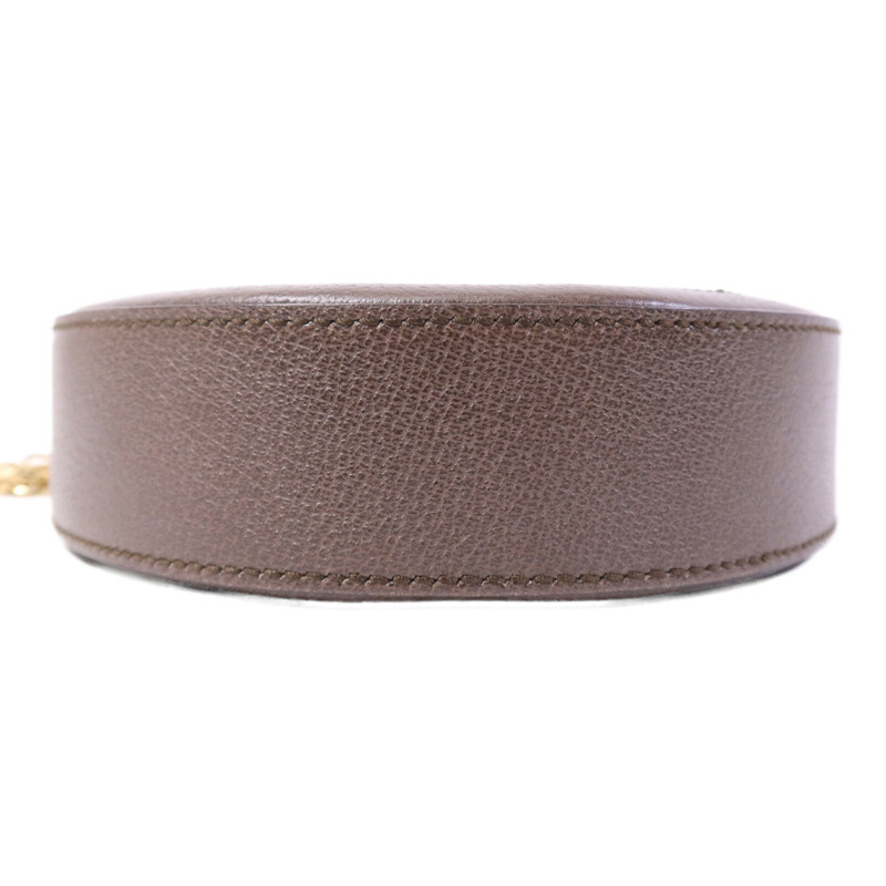 GUCCI 塗層帆布Ophidia金扣鏈帶肩背袋-3