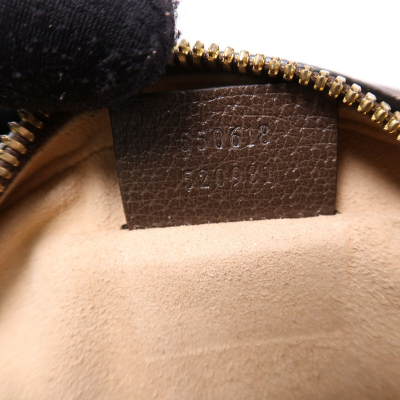 GUCCI 塗層帆布Ophidia金扣鏈帶肩背袋-7