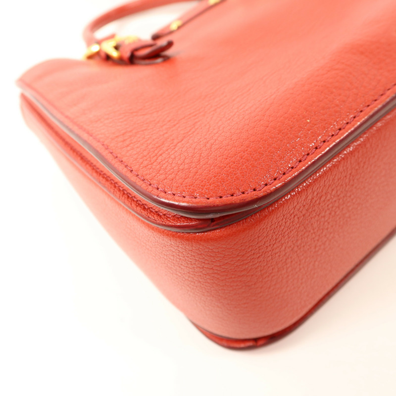 Miu Miu 牛皮皮革2 Way Shoulder金扣手挽肩背兩用袋-14