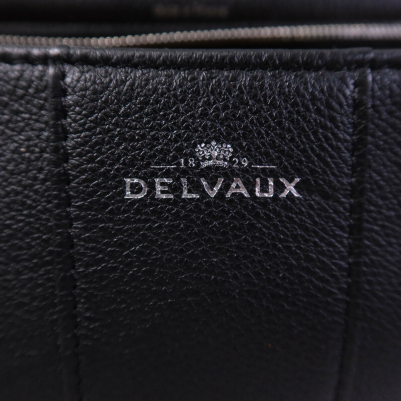 Delvaux 牛皮皮革Brillant MM銀扣手挽肩背兩用袋-5