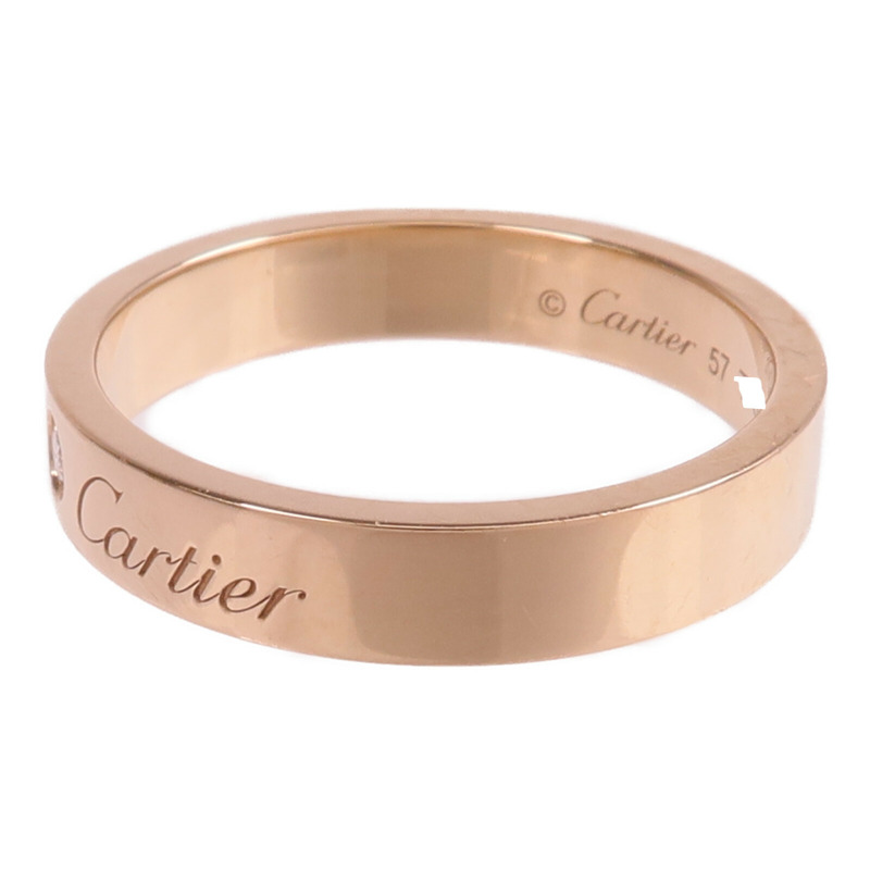 CARTIER 18K玫瑰金Fine Shank Ring戒指Cartier#57/US#8-2