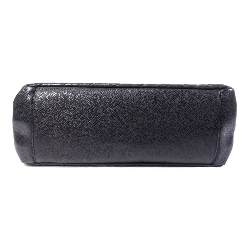 CHANEL 牛皮皮革GST銀扣鏈帶肩背袋-3