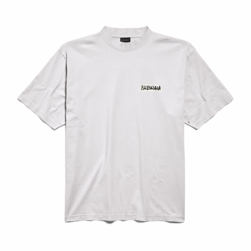 Balenciaga 男士 短袖T恤XXS XS S M L XL XXL碼-0