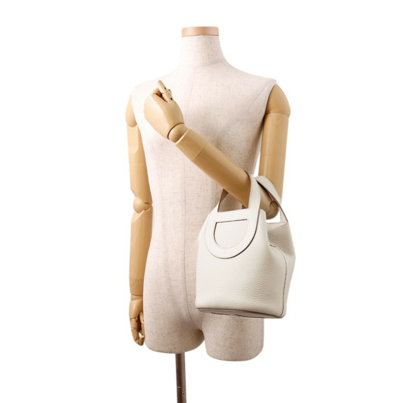 愛馬仕 In the Loop 手提包 18 Beton Taurillon Clemence W 印章-3