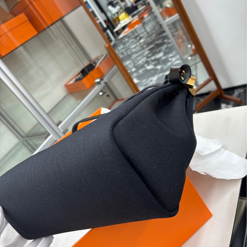 【99新】 Hermes 黑金Herbag31 手提包-7