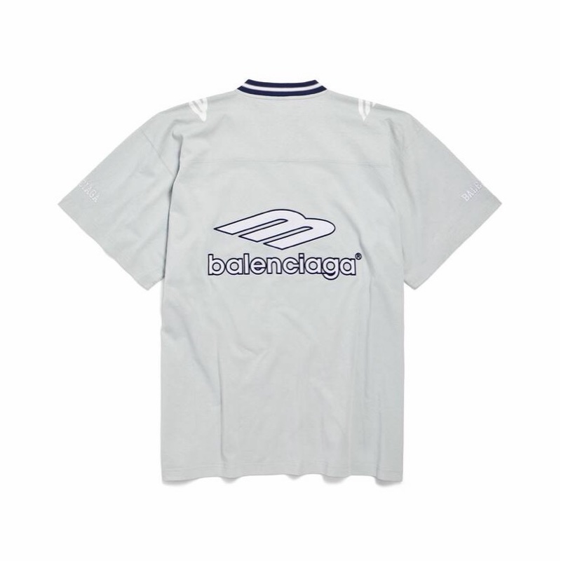 Balenciaga 男士 3b 足球 V 領 T 恤XXS XS S M L XL XXL-1